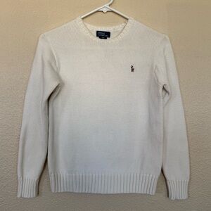 Polo by Ralph Lauren Boys Off-White Crewneck Sweater